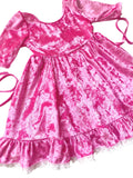 Sweetheart Velvet Twirl Dress RTS