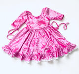 Sweetheart Velvet Twirl Dress RTS