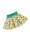Girl Sunflower Twirl Skirt, Toddler Sunflower Outfjt, Baby Sunflower Clothes