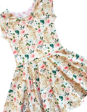 Bunny Floral Twirl Dress