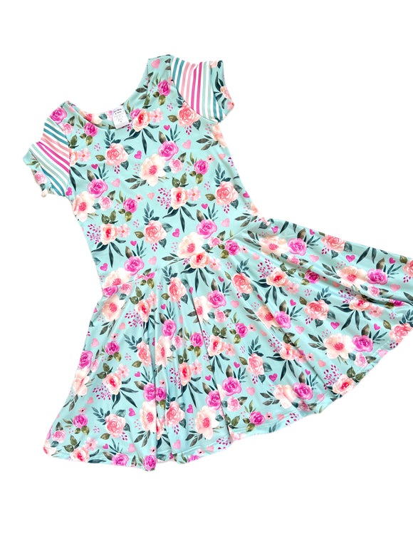 Love Floral Spring Twirl Dress